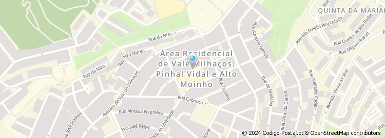 Mapa de Rua Luís de Camões