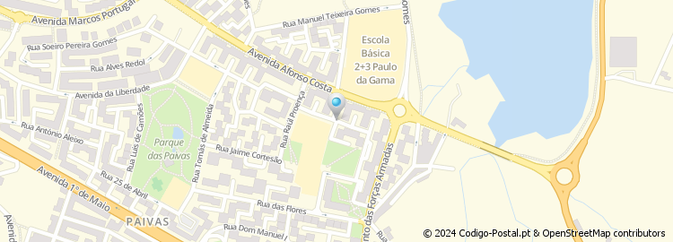 Mapa de Rua Magalhães Lima