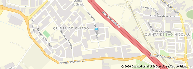 Mapa de Rua Ricardo Jorge