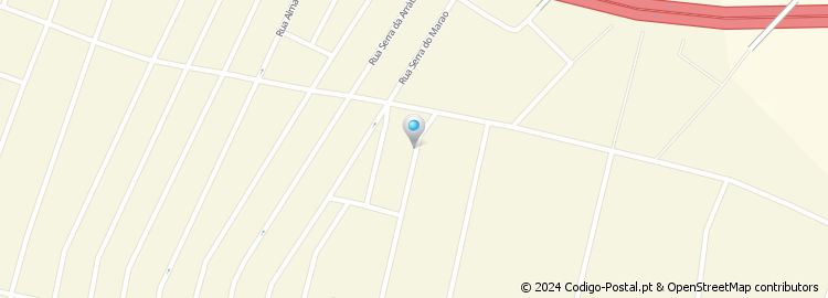 Mapa de Rua Serra de Montejunto