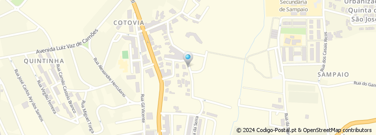 Mapa de Rua do Altinho da Charneca da Cotovia