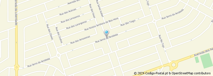 Mapa de Rua dos Abetos