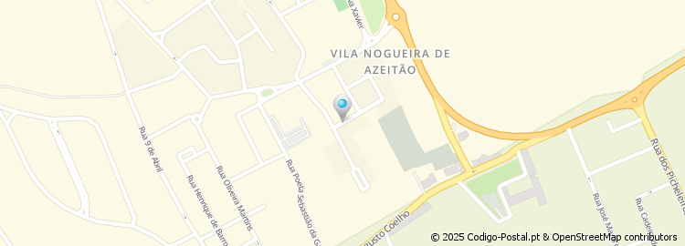 Mapa de Rua Amélia Rey Colaço