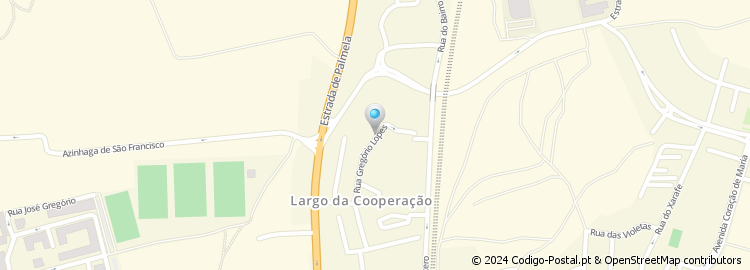 Mapa de Rua Gregório Lopes