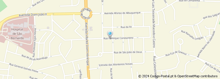 Mapa de Rua Henrique Constantino