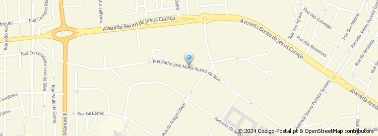 Mapa de Rua Padre José Maria Nunes da Silva