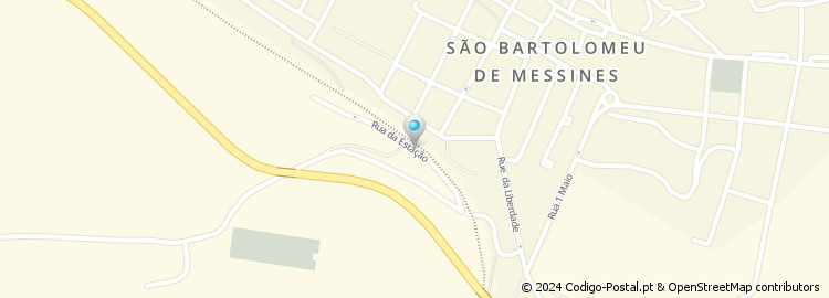 Mapa de Rua da Estação