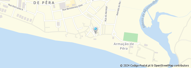 Mapa de Rua do Mar