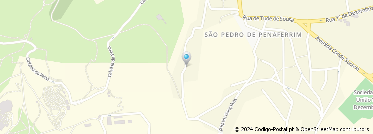 Mapa de Caminho da Fonte de São Pedro