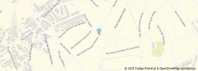 Mapa de Rua Frederico Arez