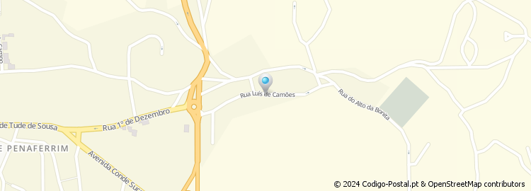 Mapa de Rua Luís de Camões