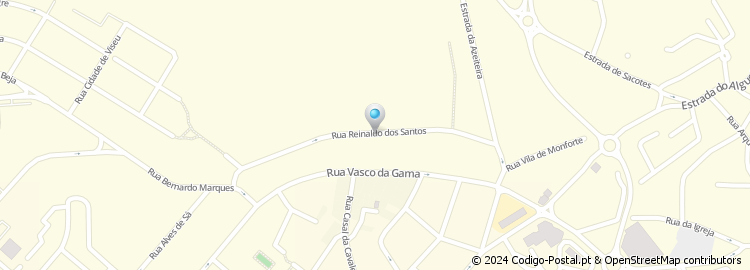 Mapa de Rua Reinaldo dos Santos