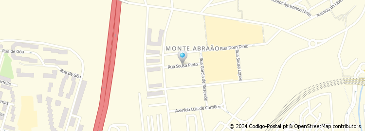 Mapa de Rua Sousa Pinto