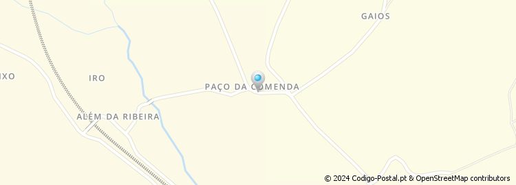 Mapa de Paço da Comenda