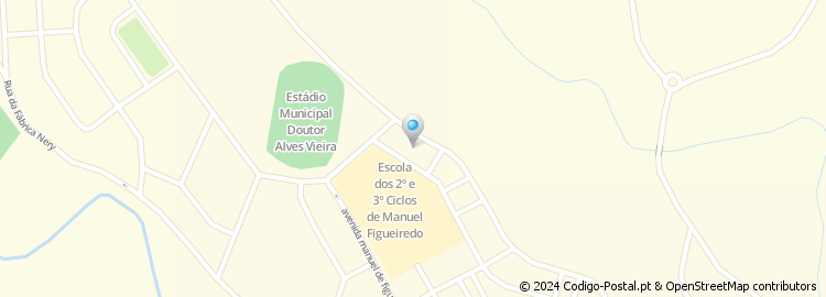 Mapa de Rua da Serra de Aire