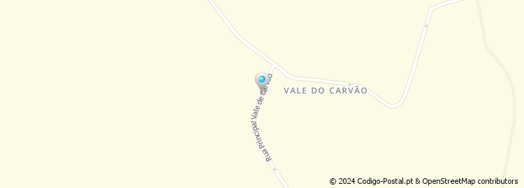 Mapa de Vale Carvão