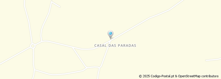 Mapa de Casal das Paradas