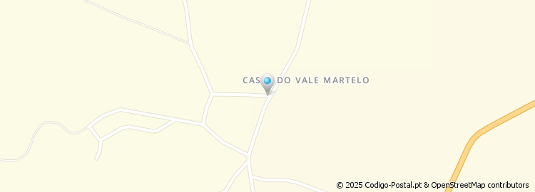 Mapa de Casal Vale Martelo