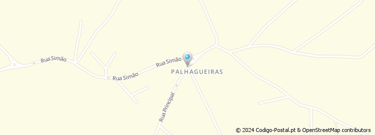 Mapa de Palhagueiras