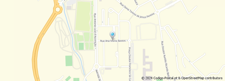 Mapa de Rua Ana Maria Bastos