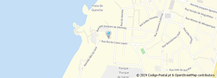 Mapa de Rua Rui Costa Lopes