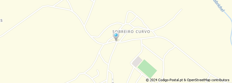 Mapa de Sobreiro Curvo