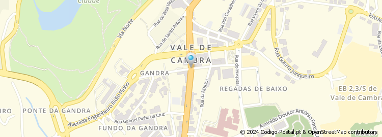 Mapa de Apartado 60, Vale de Cambra