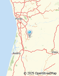 Mapa de Estrada Vila Cova de Perrinho Algeriz