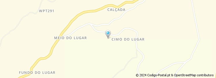 Mapa de Rua do Cimo D Aldeia