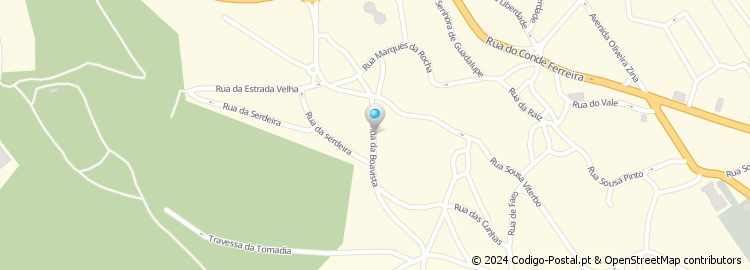 Mapa de Rua da Boavista