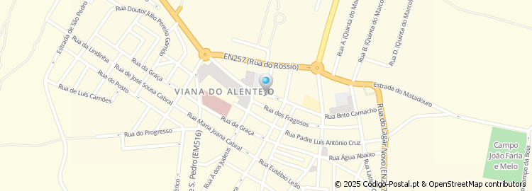 Mapa de Rua Doutor António José de Almeida