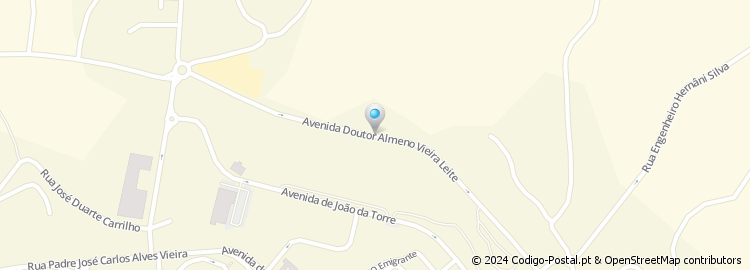 Mapa de Rua Doutor Almeno Vieira Leite