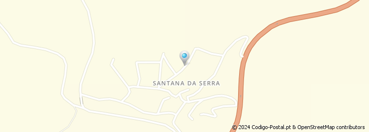 Mapa de Serra da Borges