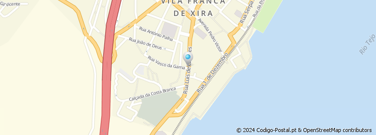 Mapa de Apartado 10095, Vila Franca de Xira