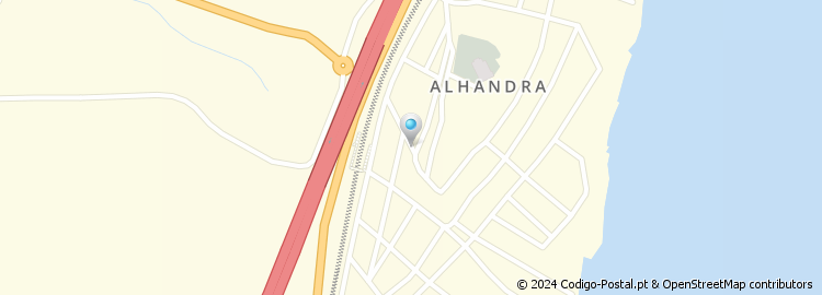 Mapa de Apartado 36, Alhandra