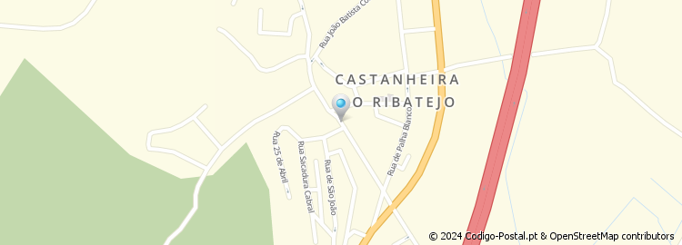 Mapa de Apartado 62, Castanheira do Ribatejo