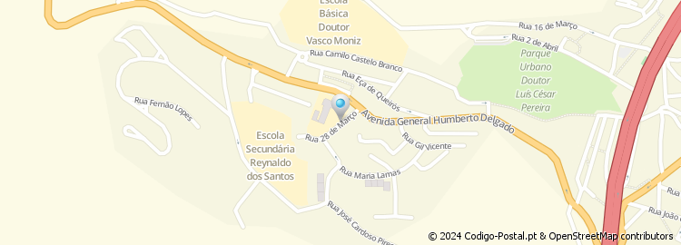 Mapa de Rua 28 de Março