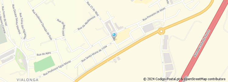 Mapa de Rua António da Silva Godinho