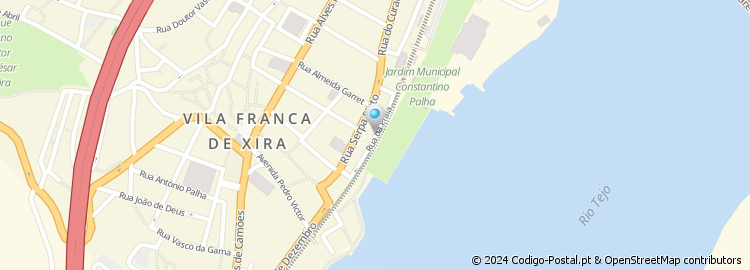 Mapa de Rua da Praia