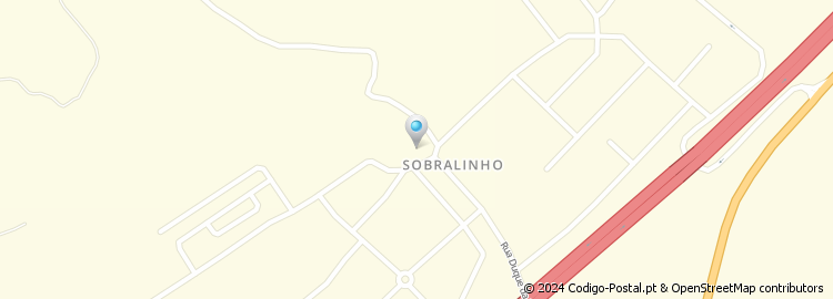 Mapa de Rua do Columbófilo Sobralinho