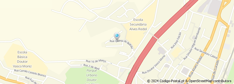 Mapa de Rua Quinta do Bolhão