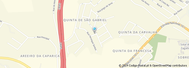 Mapa de Travessa Henrique Santos