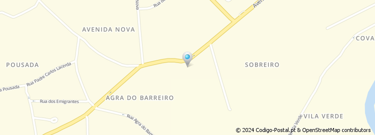 Mapa de Avenida das Lameiras