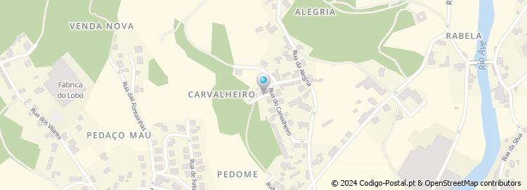 Mapa de Calçada do Carvalheiro