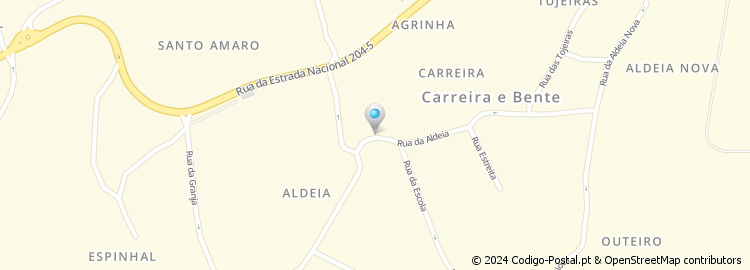 Mapa de Rua da Aldeia