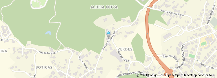 Mapa de Rua da Aldeia Nova