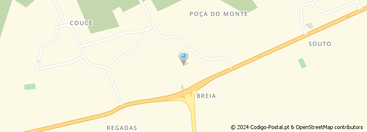 Mapa de Rua da Breia de Cima