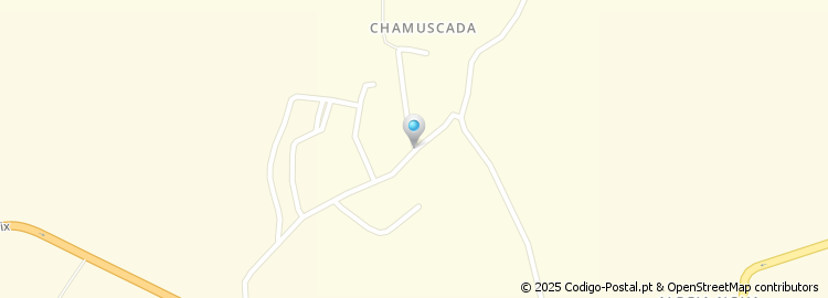 Mapa de Rua da Chamuscada