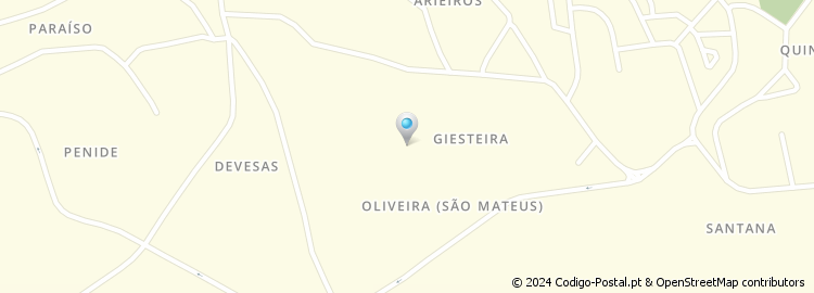 Mapa de Rua da Giesteira