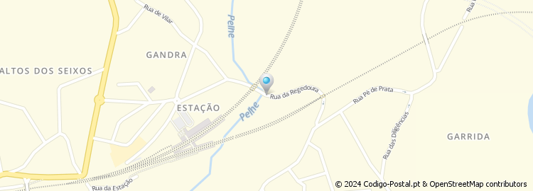 Mapa de Rua da Regedoura